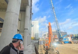 Dreeftoren casco sloop tot beton casco